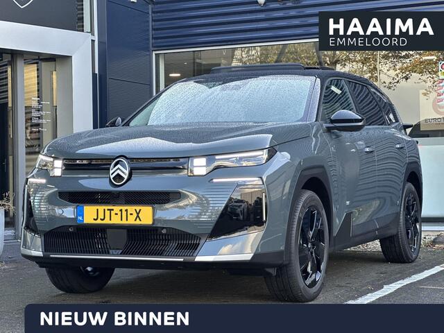 Citroen C5 Aircross 1.2 Hybrid 145 Max | Comfort Seats | Adaptive Cruise Control | Climate Control | Parkeercamera/-sensoren | Panoramadak | PHC onderstel | Appel Carplay/Android Auto | Full LED | Elektrische kofferbak | Stoelverwarming/-massage | Head-Up Display |