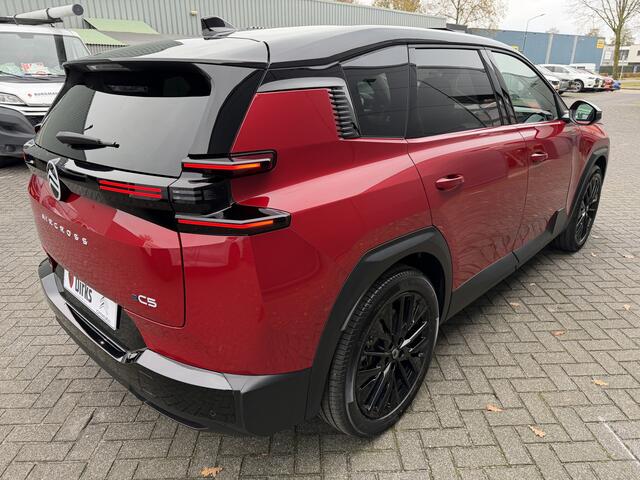 Citroen C5 Aircross Max Comfort Range 73 kWh (Elektrisch Schuifdak - Trekhaak - Leder incl verwarming/koeling/massage/geheugen - 20"- Elektrische Klep - Warmtepomp - 360gr Camera)
