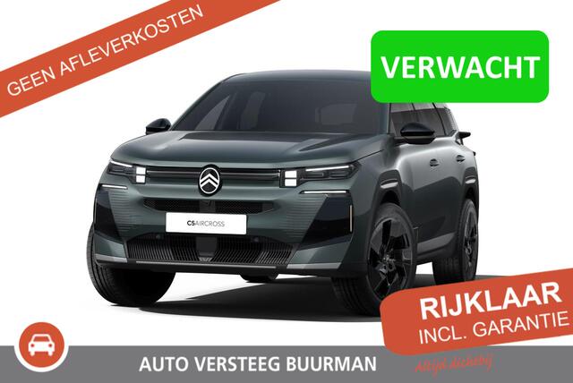 Citroen C5 Aircross 1.2 Hybrid 145 Max Automaat, Adapt Cruise, Hype Grey, Comfort Seats, Winterpack