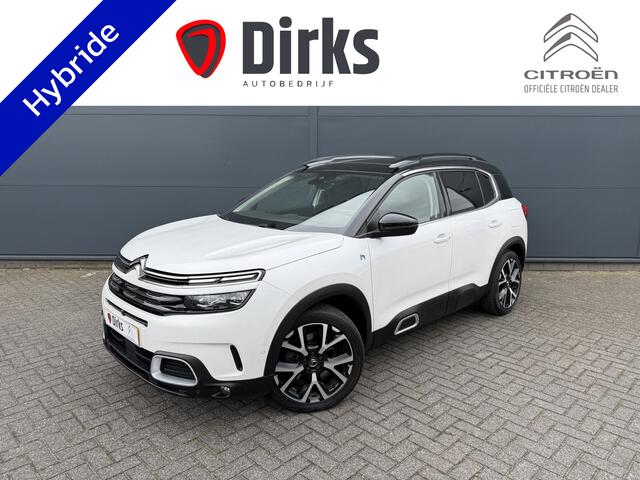 Citroen C5 Aircross 225pk Hybrid Shine (Elektrisch Schuifdak - Leder incl verwarming/massage/geheugen - Trekhaak - Elektrische Klep - 360gr Camera - Adaptieve Cruise Controle - 19"- LED - Keyless Entry)