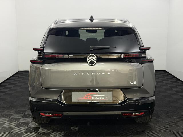 Citroen C5 Aircross 1.2 Hybrid 145 Max 360 Camera, Navi, leder, Elektrische achterklep, Keyless start, Rijstrook correctie, Winterpakket, Memory stoelen, 2 jaar garantie