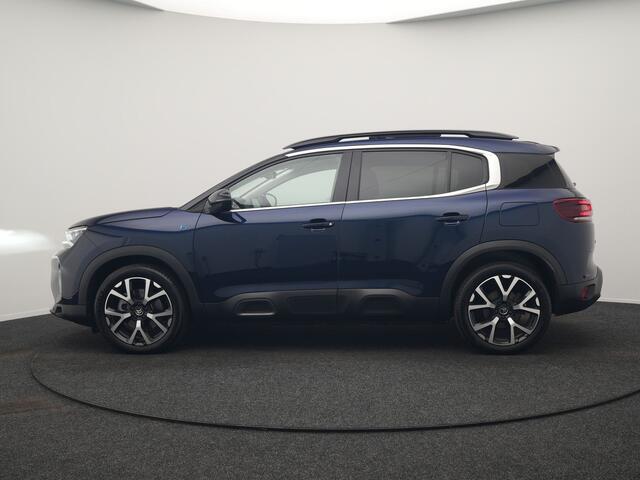 Citroen C5 Aircross 1.6 Shine FACELIFT MODEL PHEV 225pk Dealer O.H. | Panodak | Adaptive Cruise | 360 Camera | Lederen Comfortzetels Memory & Massage | Stoelverwarming | Apple Carplay | Blis | Keyless | Navigatie | DAB | Plug In Hybrid |