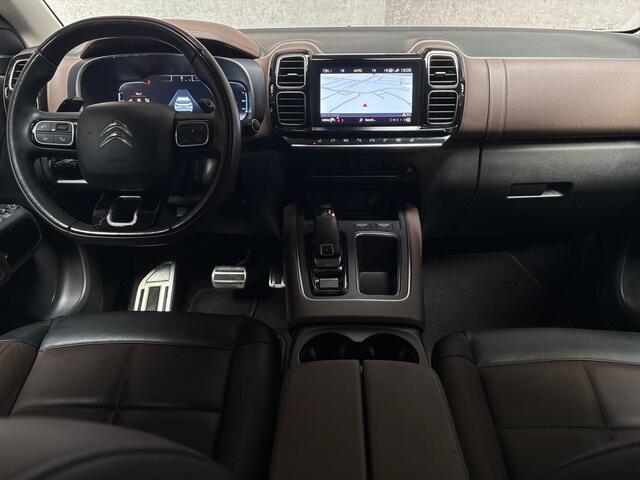 Citroen C5 Aircross 1.6 PureTech Sport 181Pk Automaat (APPLE CARPLAY, BLACK PACK, GROOT NAVI, LEDER, STOELVERWARMING, 360 CAMERA, ADAPTIVE CRUISE, GETINT GLAS, NIEUWSTAAT)