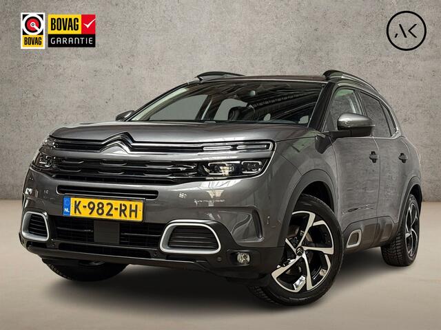 Citroen C5 Aircross 1.2 PureTech Sport Automaat (PANORAMADAK, APPLE CARPLAY, GROOT NAVI, 360 CAMERA, LEDER, SPORTSTOELEN, ADAPTIVE CRUISE, GETINT GLAS, NIEUWSTAAT)