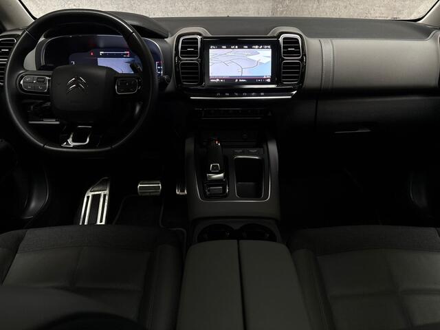 Citroen C5 Aircross 1.2 PureTech Sport Automaat (PANORAMADAK, APPLE CARPLAY, GROOT NAVI, 360 CAMERA, LEDER, SPORTSTOELEN, ADAPTIVE CRUISE, GETINT GLAS, NIEUWSTAAT)