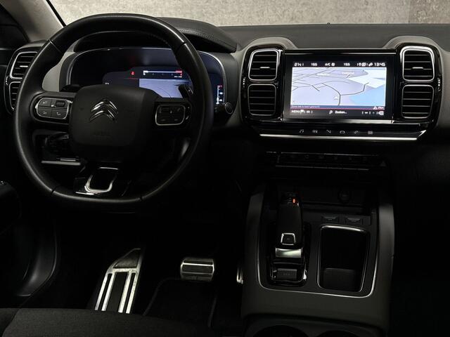 Citroen C5 Aircross 1.2 PureTech Sport Automaat (PANORAMADAK, APPLE CARPLAY, GROOT NAVI, 360 CAMERA, LEDER, SPORTSTOELEN, ADAPTIVE CRUISE, GETINT GLAS, NIEUWSTAAT)