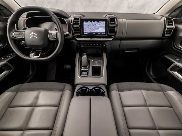 Citroen C5 Aircross 1.6 Plug-in Hybrid 225 Deluxe 225Pk Automaat (APPLE CARPLAY, GROOT NAVI, 360 CAMERA, GETINT GLAS, ELEK SPORTSTOELEN, LEDER, STOELVERWARMING, ADAPTIVE CRUISE, NIEUWSTAAT)