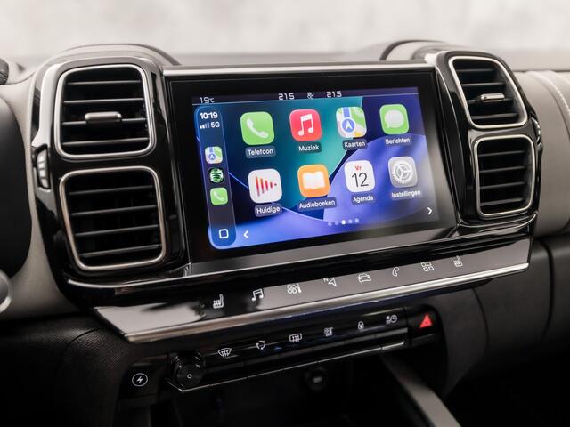 Citroen C5 Aircross 1.6 Plug-in Hybrid 225 Deluxe 225Pk Automaat (APPLE CARPLAY, GROOT NAVI, 360 CAMERA, GETINT GLAS, ELEK SPORTSTOELEN, LEDER, STOELVERWARMING, ADAPTIVE CRUISE, NIEUWSTAAT)