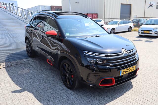 Citroen C5 Aircross 1.2 PureTech Shine Panoramadak! Elektrische bestuurdersstoel/Apple carplay/Stoelverwarming/360 graden camera/Parkeersensoren/Lane assist/Elektrische achterklep