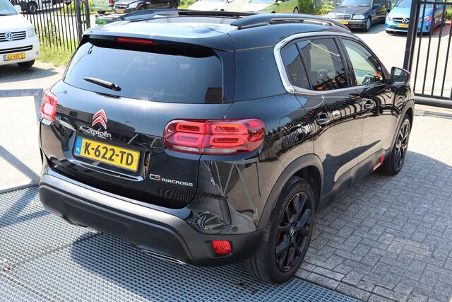 Citroen C5 Aircross 1.2 PureTech Shine Panoramadak! Elektrische bestuurdersstoel/Apple carplay/Stoelverwarming/360 graden camera/Parkeersensoren/Lane assist/Elektrische achterklep