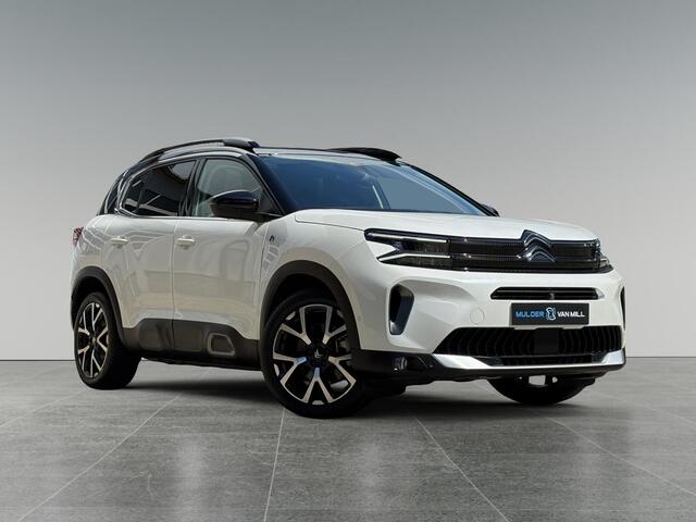 Citroen C5 Aircross Shine Pack 1.6 HYbrid PHEV 225pk e-EAT8 | TWO-TONE! | SCHUIF/KANTELDAK | ADAPTIVE CRUISE | 360° CAMERA | PARK ASSIST | LEDER | DODEHOEKBEW. | KEYLESS ENTRY