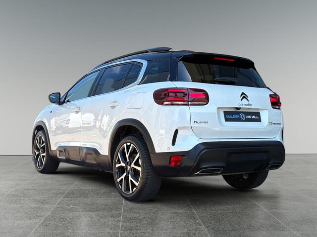 Citroen C5 Aircross Shine Pack 1.6 HYbrid PHEV 225pk e-EAT8 | TWO-TONE! | SCHUIF/KANTELDAK | ADAPTIVE CRUISE | 360° CAMERA | PARK ASSIST | LEDER | DODEHOEKBEW. | KEYLESS ENTRY