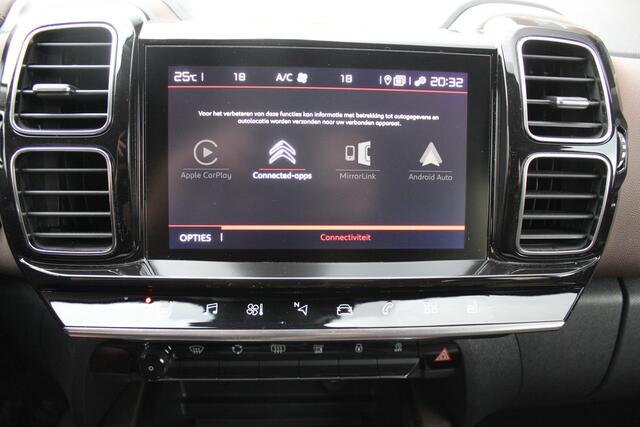 Citroen C5 Aircross 1.2 PureTech Shine Leder-Memory-Stoelverwarming-Camera-Dodehoek-Detectie-Trekhaak