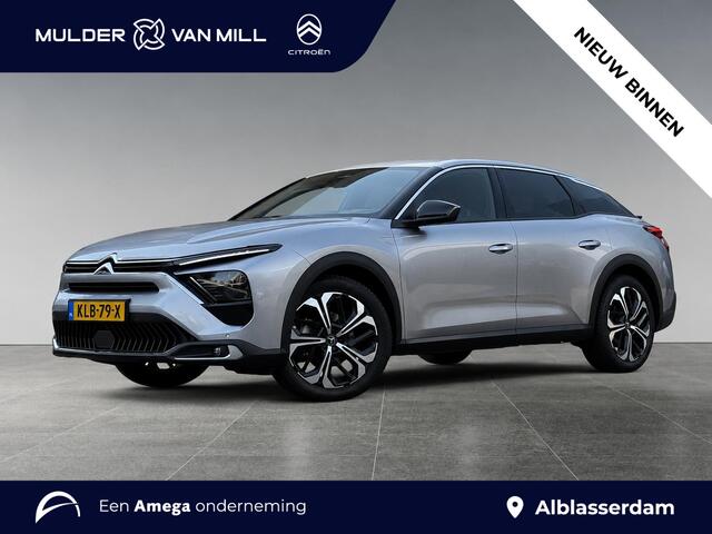 Citroen C5 X Plus 1.2 Turbo 130pk EAT8 | HEAD-UP DISPLAY | LEDER | ADAPTIVE CRUISE | KEYLESS ENTRY | STUUR + VOORRUITVERW. | NAVI | CAMERA |