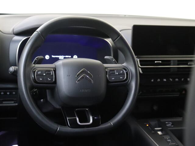 Citroen C5 Aircross 1.6 Plug-in Hybrid 225 Shine I AUTOMAAT I NAVIGATIE I ACHTERUITRIJCAMERA I PARKEERSENSOREN VOOR EN ACHTER I ZWART DAK + ZWARTE L.M. VELGEN I LUXE ZWART INTERIEUR I ZIET ERUIT ALS NIEUW I