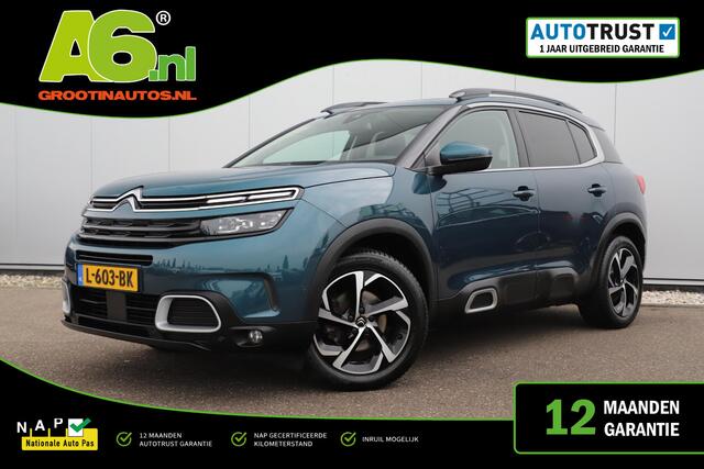 Citroen C5 Aircross 1.2 PureTech Business Plus 131PK Automaat Trekhaak Panoramadak Navigatie Achteruitrijcamera Climate Cruise Control Carplay Android