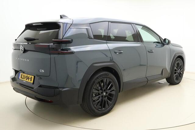 Citroen C5 Aircross Max 210pk Comfort Range 74 kWh | 520 Km range WLPT | Warmtepomp | 20 Inch zwarte velgen | Luxe Interieur Ambiance Hype Grey | Stoel Verwarming voor en achter | Stoel Ventilatie | Stoel Massage | Trekhaak Afneembaar