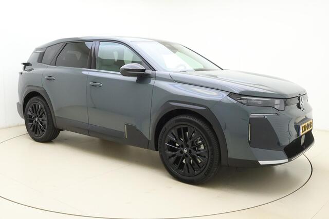 Citroen C5 Aircross Max 210pk Comfort Range 74 kWh | 520 Km range WLPT | Warmtepomp | 20 Inch zwarte velgen | Luxe Interieur Ambiance Hype Grey | Stoel Verwarming voor en achter | Stoel Ventilatie | Stoel Massage | Trekhaak Afneembaar