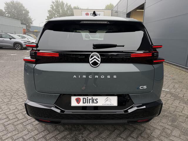Citroen C5 Aircross Max Comfort Range 74 kWh (Elektrisch Schuifdak - Leder incl verwarming/koeling/massage/geheugen - Elektrische Klep - 360gr Camera - Adaptieve Cruise Controle - Warmtepomp)