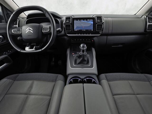 Citroen C5 Aircross 1.2 PureTech Sport (VIRTUAL COCKPIT, APPLE CARPLAY, GROOT NAVI, 360 CAMERA, LEDER, SPORTSTOELEN, GETINT GLAS, KEYLESS, NIEUWSTAAT)
