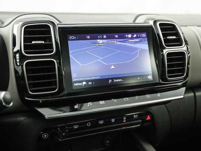 Citroen C5 Aircross 1.6 Plug-in Hybrid 225 Shine 225Pk Automaat (PANORAMADAK, APPLE CARPLAY, GROOT NAVI, 360 CAMERA, SPORTSTOELEN, GETINT GLAS, ADAPTIVE CRUISE, NIEUWSTAAT)