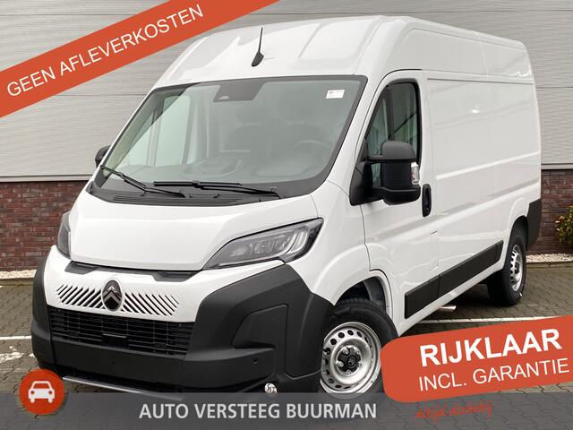 Citroen JUMPER 2.2 BlueHDi 140 S&S L2H2 3.5t Automaat uit voorraad leverbaar! Navigatie, Camera, Parkeersensoren
