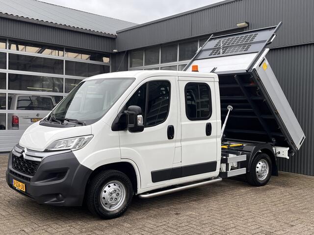 Citroen JUMPER 35 2.0 BlueHDi L2 DC Euro 6 Kipper Kieper Trekhaak 2500 kg trekgewicht 7-Persoons Telefoonverbinding 1e eigenaar open laadbak Pick-up P-up