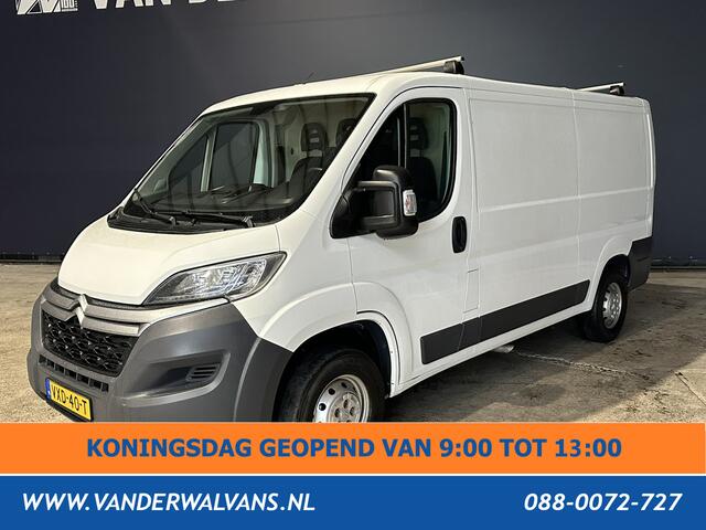 Citroen JUMPER 2.0 BlueHDi 131pk L2H1 Euro6 Airco | 2500kg Trekhaak | Dakdragers | LED Parkeersensoren, Bijrijdersbank, Bluetooth telefoonvoorbereiding