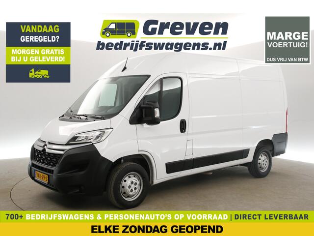 Citroen JUMPER 2.2 BlueHDi L2H2 | MARGE! | 140PK Airco Cruise Navigatie 3 Persoons PDC Bluetooth Elektrpakket Schuifdeur