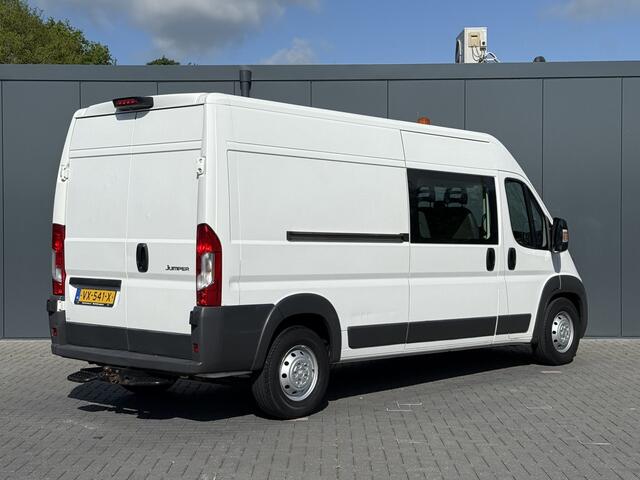 Citroen JUMPER 35 2.2 HDI 150 PK / L3H2 MAXI / DUBBELE CABINE 7-PERS / AIRCO / CAMERA / INRICHTING / 3 TONS TREKHAAK