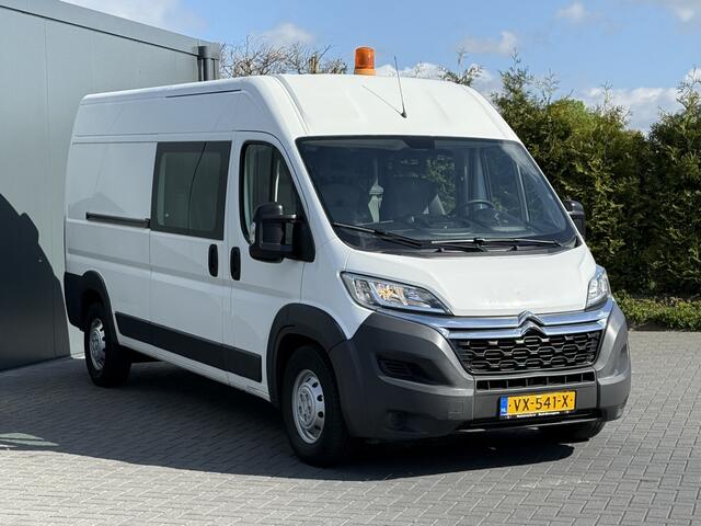 Citroen JUMPER 35 2.2 HDI 150 PK / L3H2 MAXI / DUBBELE CABINE 7-PERS / AIRCO / CAMERA / INRICHTING / 3 TONS TREKHAAK