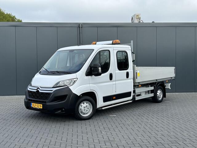 Citroen JUMPER 2.2 BlueHDi 141 PK EURO 6 / L4 MAXI / KIPPER / 7 PERS / DUBBELE CABINE / PICK UP / 2.5 TONS TREKHAAK / LED