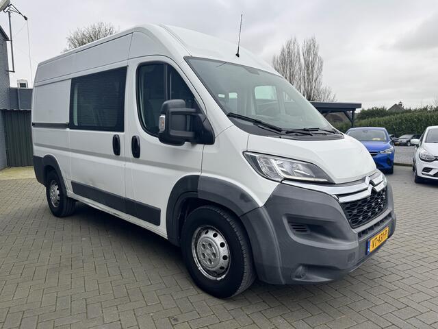 Citroen JUMPER 35 2.2 HDI 131PK L2H2 Dub.Cab.7Pers. / Schuifdeur rechts / Airco / Camera / Trekhaak / Apk mrt-2025
