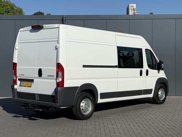 Citroen JUMPER 35 2.2 HDI 150 PK / L3H2 MAXI / DUBBELE CABINE 7-PERS / AIRCO / CAMERA / INRICHTING / 3 TONS TREKHAAK