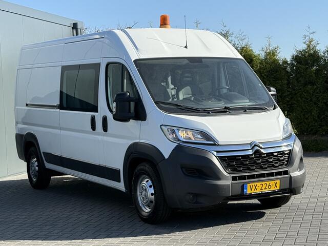 Citroen JUMPER 35 2.2 HDI 150 PK / L3H2 MAXI / DUBBELE CABINE 7-PERS / AIRCO / CAMERA / INRICHTING / 3 TONS TREKHAAK