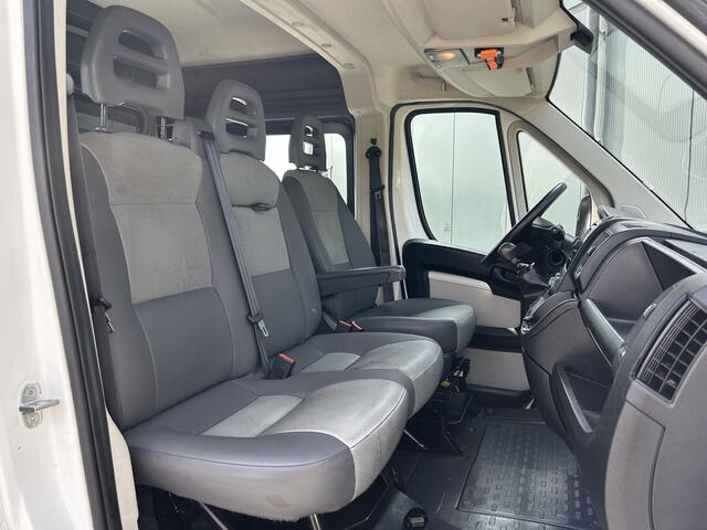Citroen JUMPER 35 2.2 HDI DC 150 PK Zwaar / L3H2 MAXI / 1e EIG. / 7 PERS DUBBEL CABINE / AIRCO / NAVI / CAMERA / INRICHTING / 3 TONS TREKHAAK
