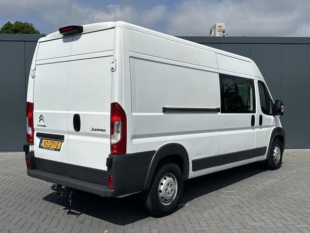 Citroen JUMPER 35 2.2 150 PK ZWAAR / L4H2 MAXI / 7 PERS DUBBELE CABINE / 1e EIG. / AIRCO / CAMERA / BLUETOOTH / INRICHTING / DUBBEL CABINE / 7 PERSOONS