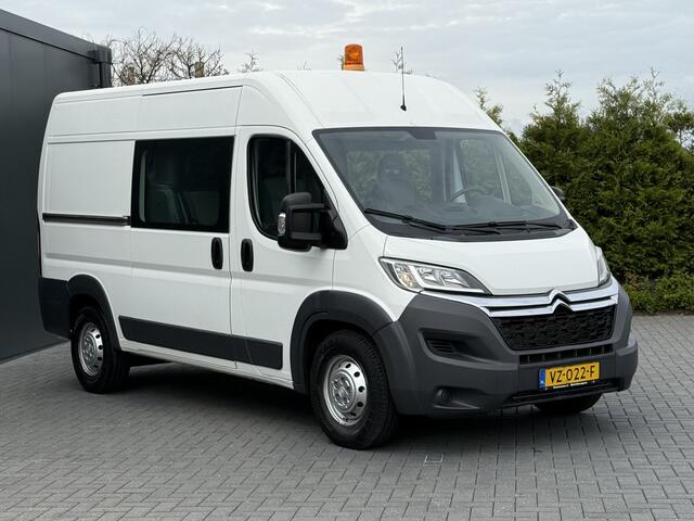 Citroen JUMPER 2.2 HDI 131 PK ZWAAR / L2H2 / 7-PERS DUBBELE CABINE / AIRCO / 3 TONS TREKHAAK / CAMERA / INRICHTING
