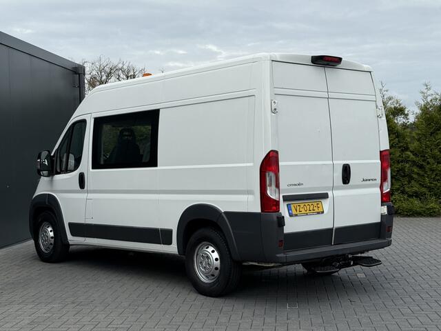 Citroen JUMPER 2.2 HDI 131 PK ZWAAR / L2H2 / 7-PERS DUBBELE CABINE / AIRCO / 3 TONS TREKHAAK / CAMERA / INRICHTING