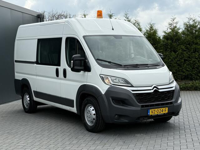 Citroen JUMPER 2.2 HDI 131 PK ZWAAR / L2H2 / 1e EIG. / 7-PERS DUBBELE CABINE / AIRCO / 3 TONS TREKHAAK / CAMERA / INRICHTING