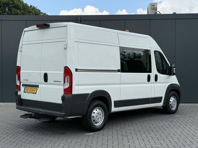 Citroen JUMPER 2.2 HDI 131 PK ZWAAR / L2H2 / 1e EIG. / 7-PERS DUBBELE CABINE / AIRCO / 3 TONS TREKHAAK / CAMERA / INRICHTING