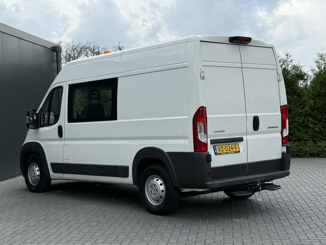 Citroen JUMPER 2.2 HDI 131 PK ZWAAR / L2H2 / 1e EIG. / 7-PERS DUBBELE CABINE / AIRCO / 3 TONS TREKHAAK / CAMERA / INRICHTING