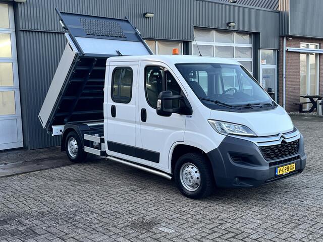Citroen JUMPER 35 2.0 BlueHDi DC Euro 6 Kipper Kieper Trekhaak 2500 kg trekgewicht 7-Persoons Telefoonverbinding 1e eigenaar open laadbak Pick-up P-up
