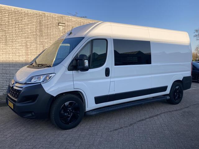 Citroen JUMPER Dubbele cabine 2.2 BlueHDi 140pk L3H2 3.3t | 7 zitplaatsen | Navigatie | Cruise Control | Trekhaak | Parkeersensoren | Sidesteps | Lichtmetalen velgen | Carplay/ Android Auto