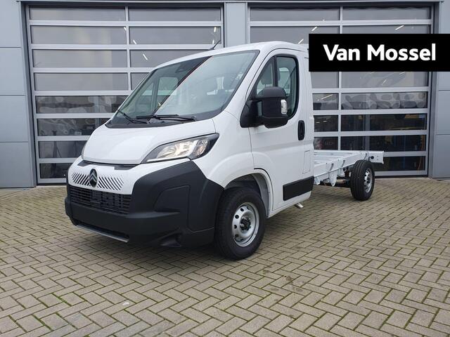 Citroen JUMPER 3.5 t 2.2 BLEU hdi 140 PK LENGTE 2 CHASIS-CABINE | 3-Zits | Airco | DAB+ & Bluetooth Radio met Touch Screen | Direct uit Voorraad Leverbaar!