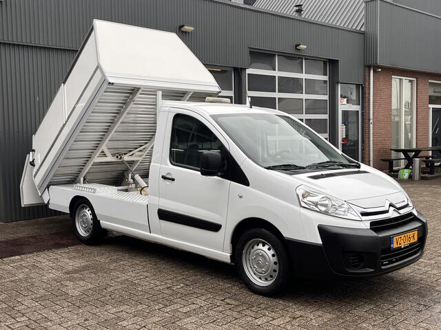 Citroen JUMPY 12 2.0 HDI 128pk Veegvuil kipper Vuilniswagen met Trekhaak 1930kg 1e eigenaar Parkeersensoren achter Muhlwagen veegvuilkipper