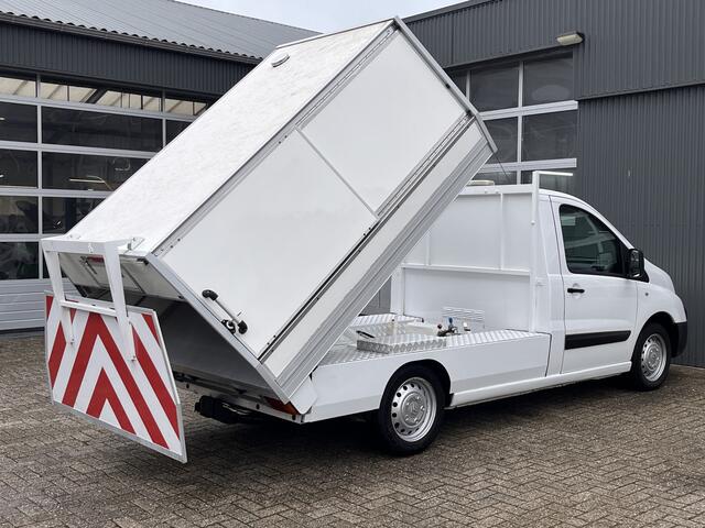 Citroen JUMPY 12 2.0 HDI 128pk Veegvuil kipper Vuilniswagen met Trekhaak 1930kg 1e eigenaar Parkeersensoren achter Muhlwagen veegvuilkipper