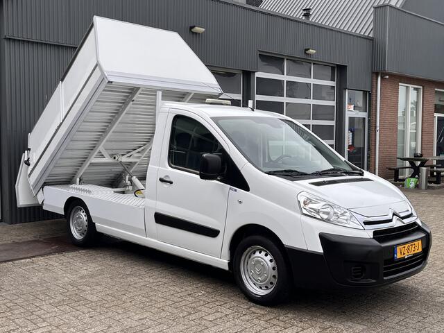 Citroen JUMPY 12 2.0 HDI 128pk Veegvuil kipper Vuilniswagen met Trekhaak 1930kg 1e eigenaar Parkeersensoren achter Muhlwagen veegvuilkipper
