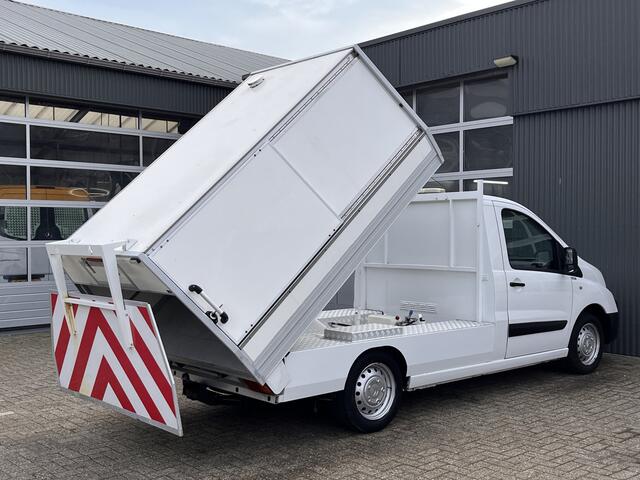 Citroen JUMPY 12 2.0 HDI 128pk Veegvuil kipper Vuilniswagen met Trekhaak 1930kg 1e eigenaar Parkeersensoren achter Muhlwagen veegvuilkipper