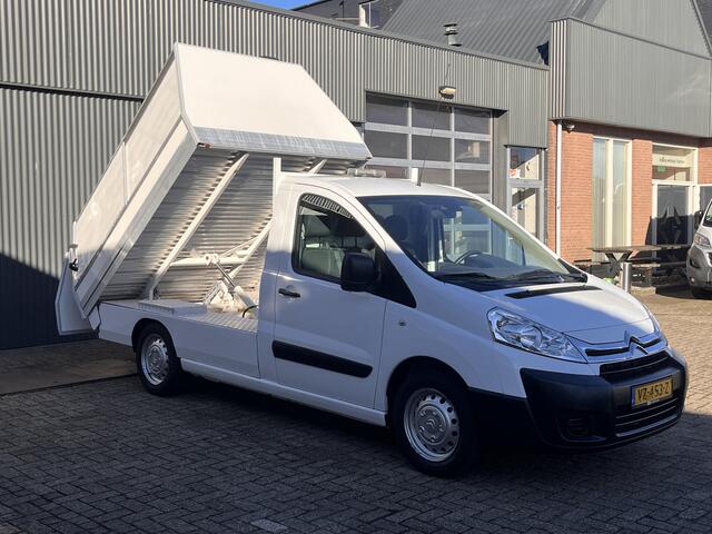 Citroen JUMPY 12 2.0 HDI 128pk Veegvuil kipper Vuilniswagen met Trekhaak 1930kg 1e eigenaar Parkeersensoren achter Muhlwagen veegvuilkipper